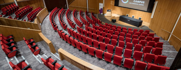 Image of Francis Crick Auditorium from the back